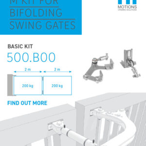 Komplet okova za preklopna vrata BI FOLD M kit