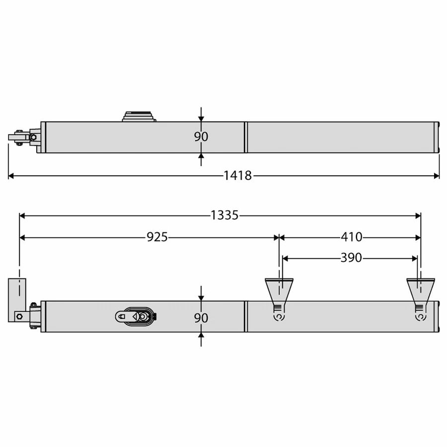 img dimenzije p7 i p4,5 hidraulični motor