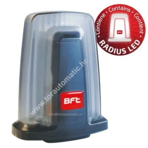 bft siva lampa radijus led bt ar1w upozorava kretanje vrata