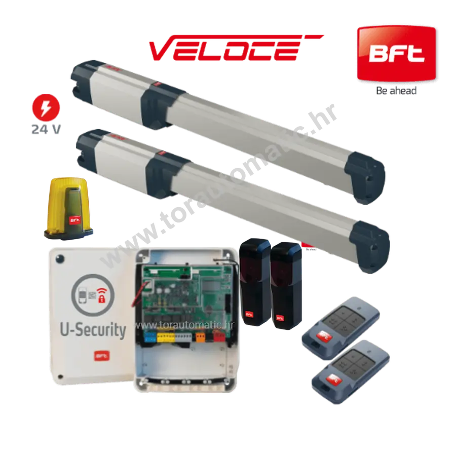 bft phobos bt b35 veloce, brzi motor, otvara za 10 sekundi